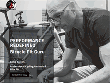 Tablet Screenshot of bicyclefitguru.com